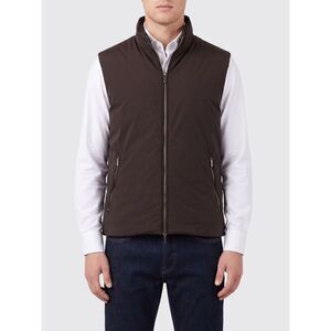 Moorer Suit Vest Men Brown